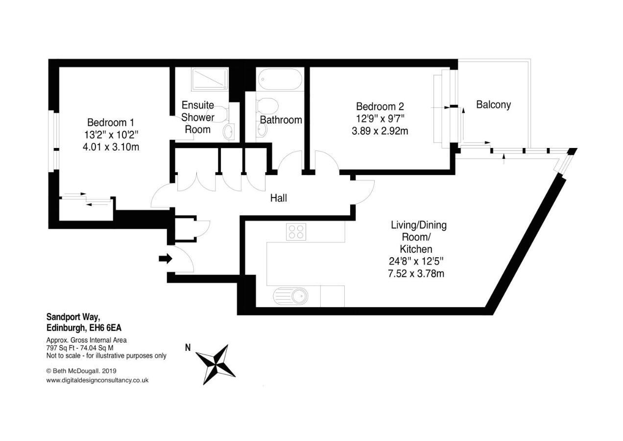 The Sandport Way Residence Эдинбург Экстерьер фото